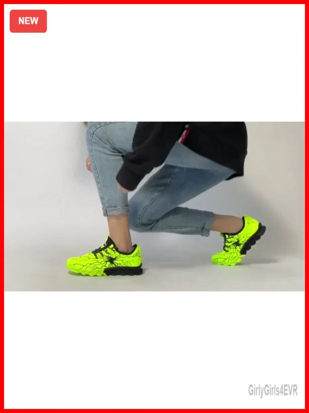 Kids Slip-On Athletic Running Sneakers Lightweight Mesh Boys Girls